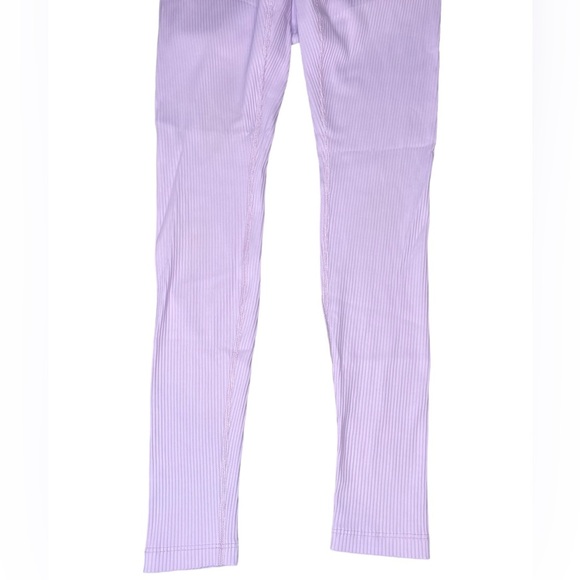 Years of Ours x Bandier Womens Crossover Ribbed Leggings Size Medium Lavender - Picture 8 of 9